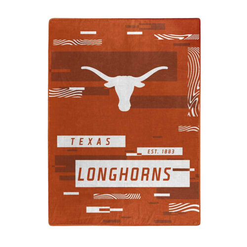 Texas Longhorns Blanket 60×80 Raschel Digitize Design