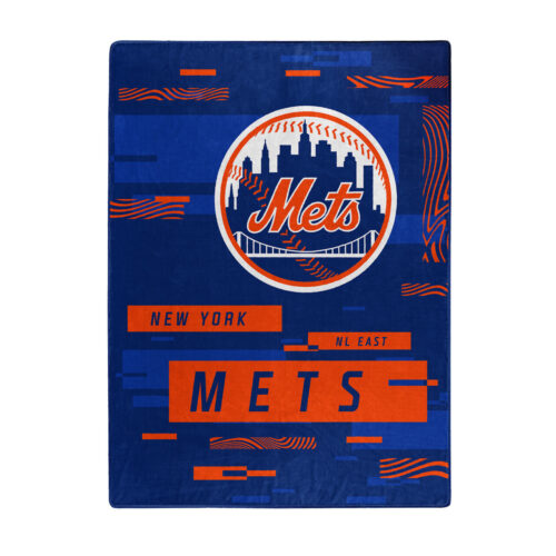 New York Mets Blanket 60×80 Raschel Digitize Design