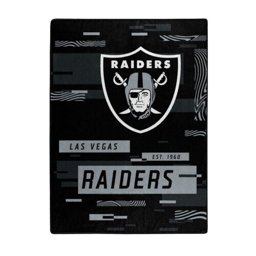 Las Vegas Raiders Blanket 60×80 Raschel Digitize Design