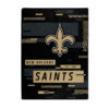 New Orleans Saints Blanket 60×80 Raschel Digitize Design