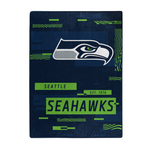 Seattle Seahawks Blanket 60×80 Raschel Digitize Design