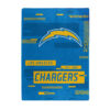 Los Angeles Chargers Blanket 60×80 Raschel Digitize Design