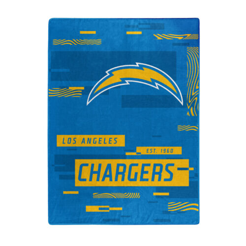 Los Angeles Chargers Blanket 60×80 Raschel Digitize Design