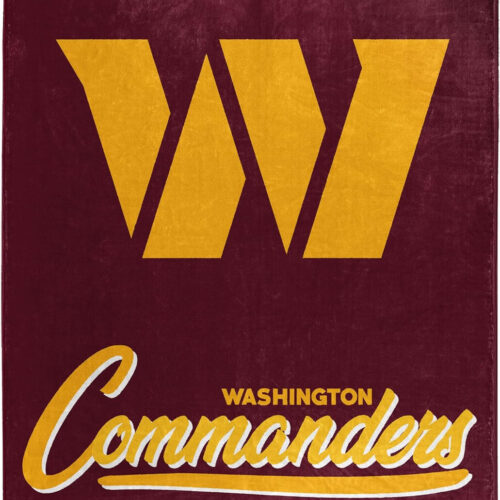 Washington Commanders Blanket 50×60 Raschel Signature Design