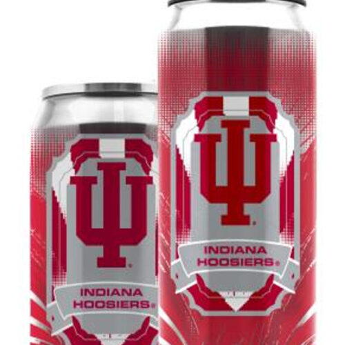 Indiana Hoosiers Stainless Steel Thermo Can – 16.9 ounces – Special Order