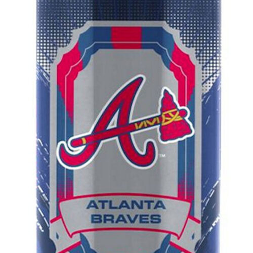 Atlanta Braves Stainless Steel Thermo Can – 16.9 ounces – Special Order