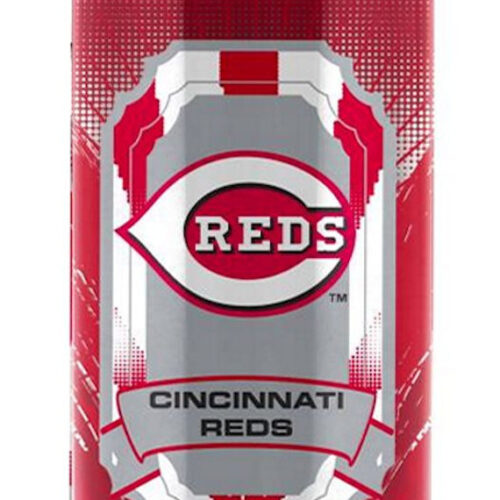 Cincinnati Reds Stainless Steel Thermo Can – 16.9 ounces – Special Order