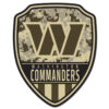 Washington Commanders Sign Wood 11×14 Shield Shape