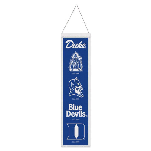 Duke Blue Devils Banner Wool 8×32 Heritage Evolution Design