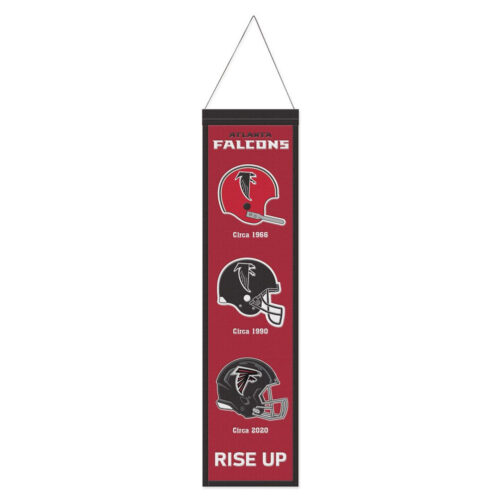 Atlanta Falcons Banner Wool 8×32 Heritage Evolution Design