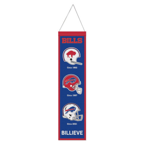 Buffalo Bills Banner Wool 8×32 Heritage Evolution Design