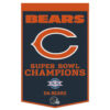 Chicago Bears Banner Wool 24×38 Dynasty Champ Design