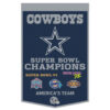 Dallas Cowboys Banner Wool 24×38 Dynasty Champ Design