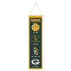 Green Bay Packers Banner Wool 8×32 Heritage Evolution Design