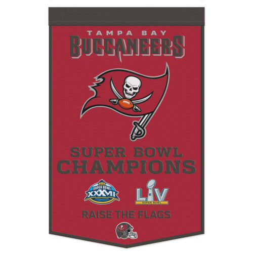 Tampa Bay Buccaneers Banner Wool 24×38 Dynasty Champ Design