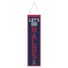 Los Angeles Angels Banner Wool 8×32 Heritage Slogan Design – Special Order