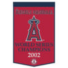 Los Angeles Angels Banner Wool 24×38 Dynasty Champ Design – Special Order