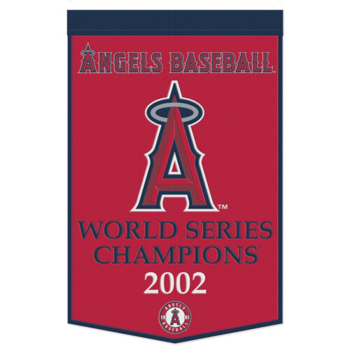 Los Angeles Angels Banner Wool 24×38 Dynasty Champ Design – Special Order