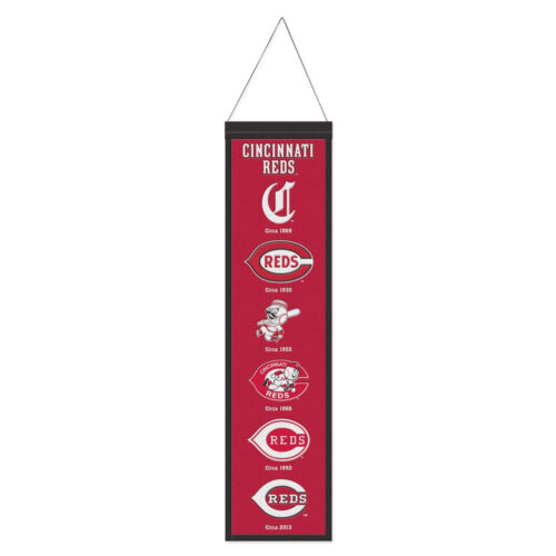 Cincinnati Reds Banner Wool 8×32 Heritage Evolution Design