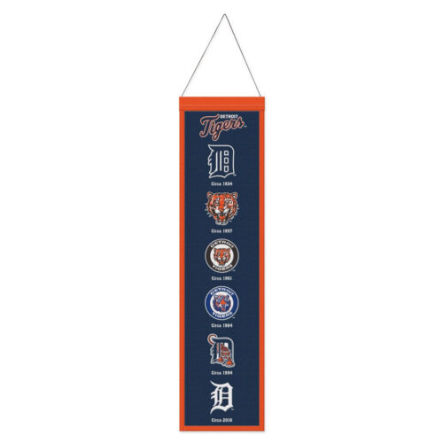 Detroit Tigers Banner Wool 8×32 Heritage Evolution Design