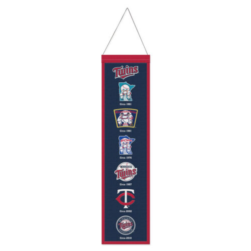 Minnesota Twins Banner Wool 8×32 Heritage Evolution Design