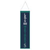 Seattle Mariners Banner Wool 8×32 Heritage Slogan Design – Special Order