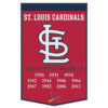 St. Louis Cardinals Banner Wool 24×38 Dynasty Champ Design