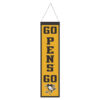 Pittsburgh Penguins Banner Wool 8×32 Heritage Slogan Design – Special Order