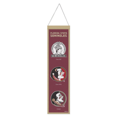 Florida State Seminoles Banner Wool 8×32 Heritage Evolution Design