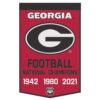 Georgia Bulldogs Banner Wool 24×38 Dynasty Champ Design Football