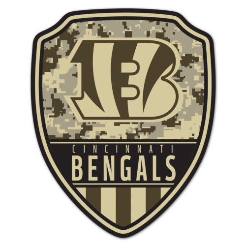 Cincinnati Bengals Sign Wood 11×14 Shield Shape