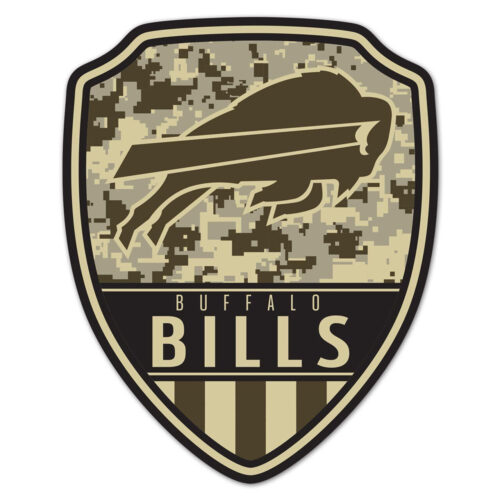 Buffalo Bills Sign Wood 11×14 Shield Shape