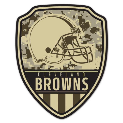 Cleveland Browns Sign Wood 11×14 Shield Shape