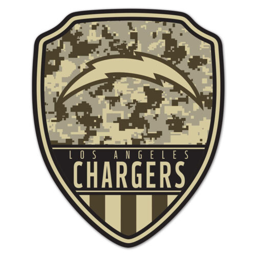 Los Angeles Chargers Sign Wood 11×14 Shield Shape