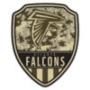 Atlanta Falcons Sign Wood 11×14 Shield Shape