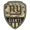 New York Giants Sign Wood 11×14 Shield Shape