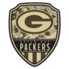 Green Bay Packers Sign Wood 11×14 Shield Shape