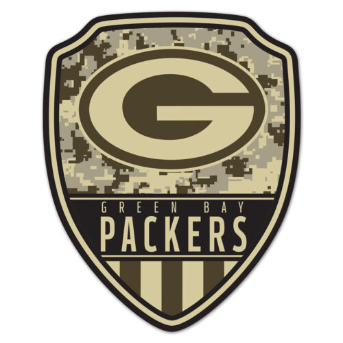 Green Bay Packers Sign Wood 11×14 Shield Shape