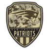 New England Patriots Sign Wood 11×14 Shield Shape