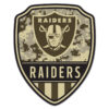 Las Vegas Raiders Sign Wood 11×14 Shield Shape