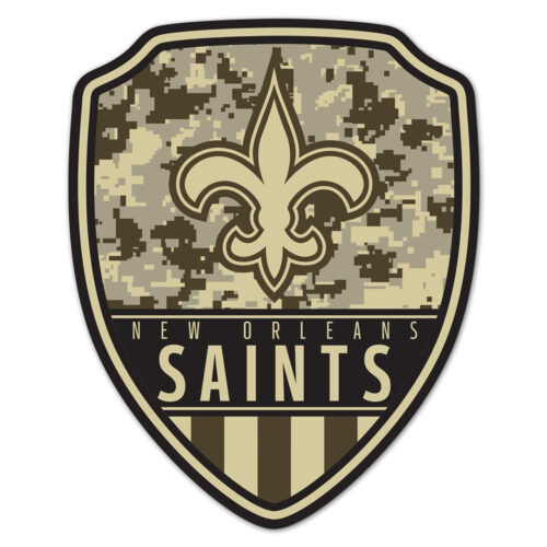 New Orleans Saints Sign Wood 11×14 Shield Shape