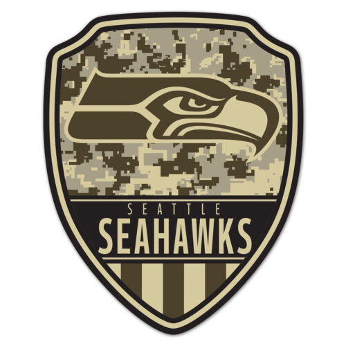 Seattle Seahawks Sign Wood 11×14 Shield Shape