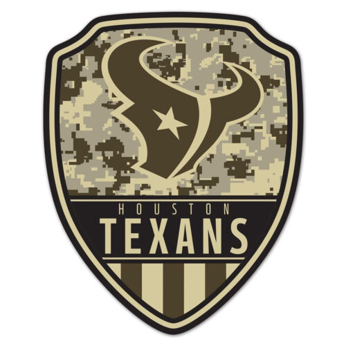 Houston Texans Sign Wood 11×14 Shield Shape