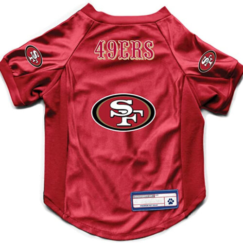 San Francisco 49ers Pet Jersey Stretch Size XS