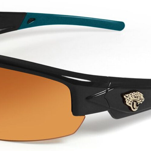 Jacksonville Jaguars Sunglasses – Dynasty 2.0 Black with Teal Tips