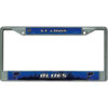 St. Louis Blues License Plate Frame Chrome Printed Insert