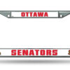 Ottawa Senators License Plate Frame Chrome – Special Order