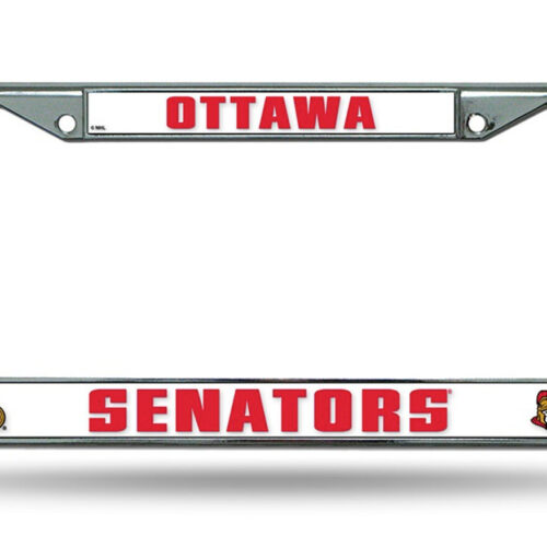 Ottawa Senators License Plate Frame Chrome – Special Order