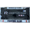 Illinois Fighting Illini License Plate Frame Chrome