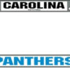 Carolina Panthers License Plate Frame Chrome